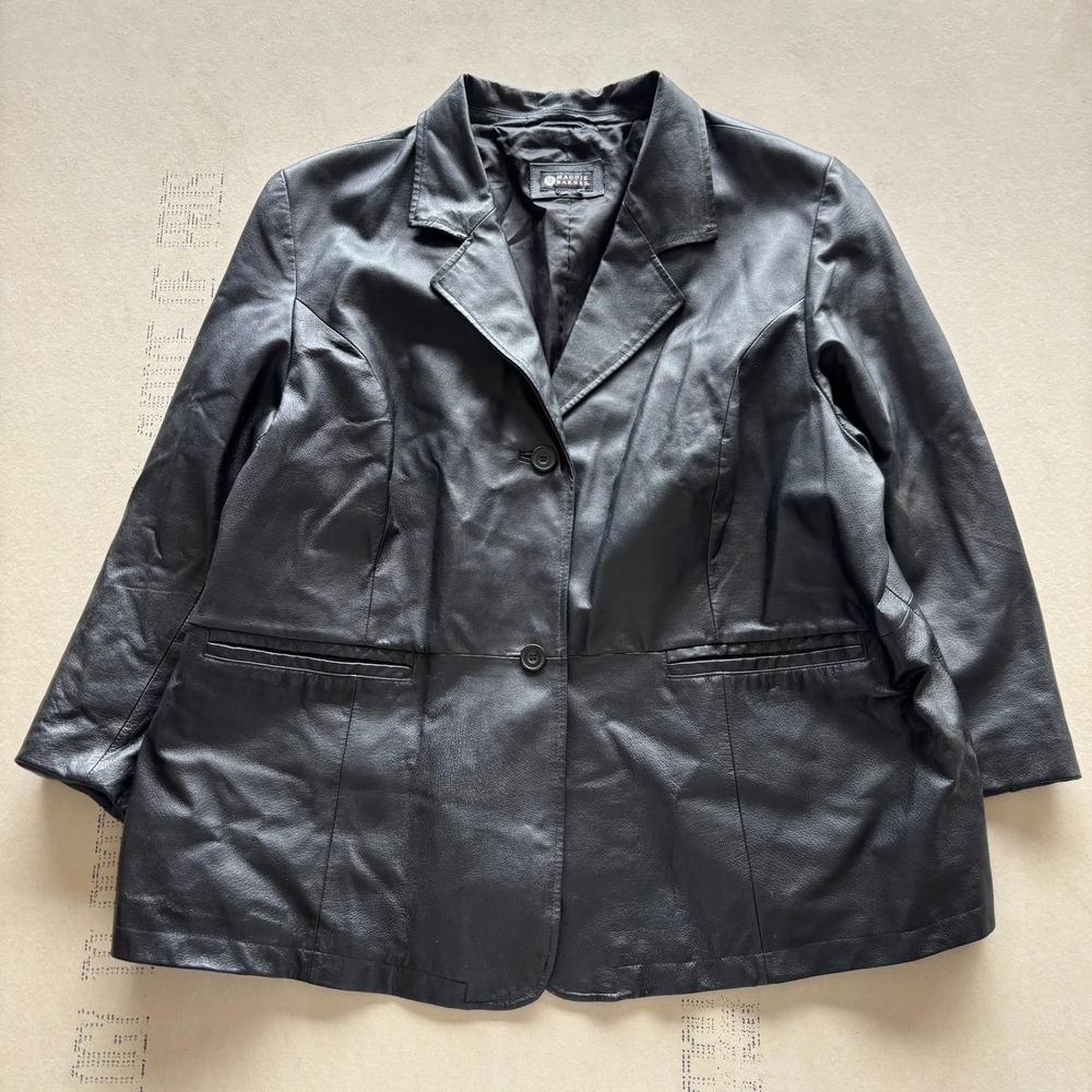 Vintage Maggie Barnes Leather‎ Jacket